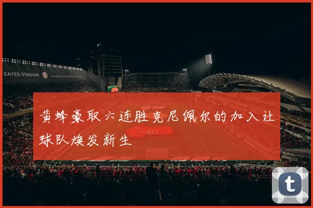黄蜂豪取六连胜克尼佩尔的加入让球队焕发新生